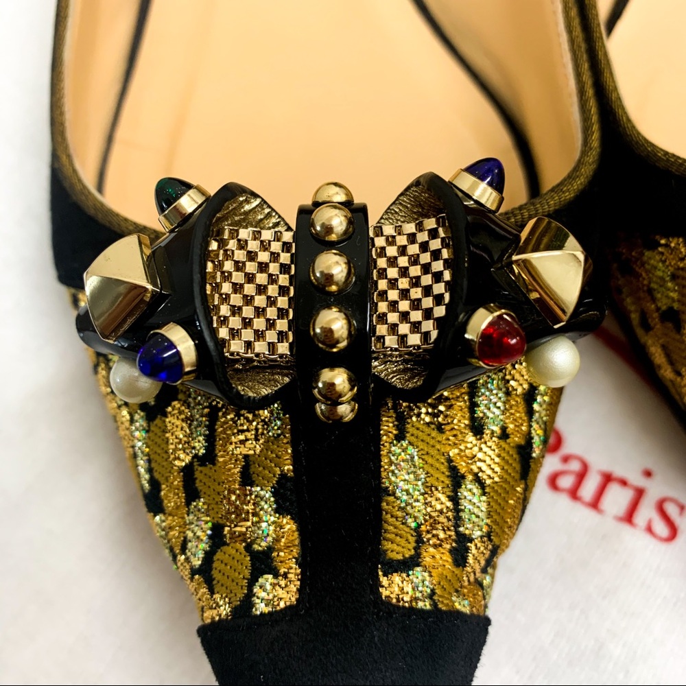 **SOLD** Christian Louboutin Tudor Young Flats - Picture 4 of 12